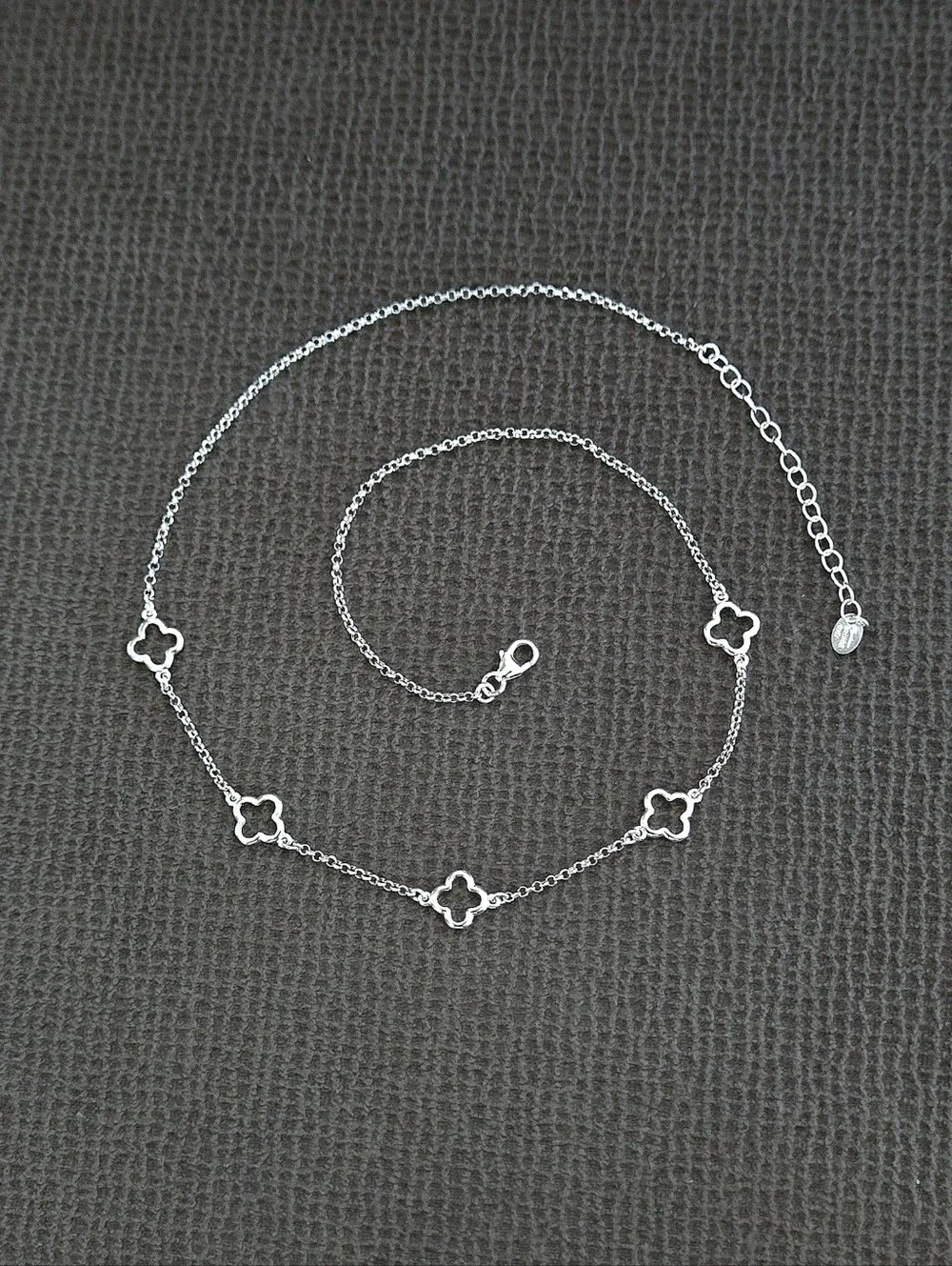 Mia Fiore Stationary Silver🤍 Open Clovers🍀 Necklace - NWT